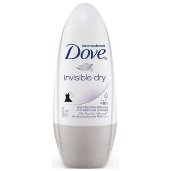 DES ROLL ON DOVE 50ML FEM INVISIBLE DRY