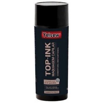 MAQUIAGEM CAPILAR TOP INK YELSEW 25G PRETO