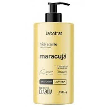 HIDR ROSTO/CORPO LABOTRAT DIA A DIA 490ML MARACUJA