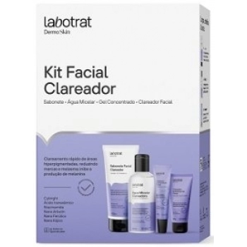 KIT CLAREADOR FACIAL LABOTRAT DIA A DIA DERMO SKIN C/4