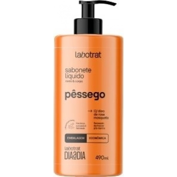 SAB LIQ ROSTO/CORPO LABOTRAT DIA A DIA 490ML PESSEGO