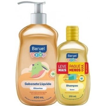 PROMO SAB LIQ 400ML + SH 210ML BARUEL BABY SUAVE