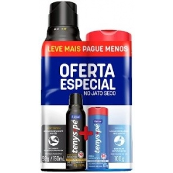 PROMO TENYS PE BARUEL EM PO ORIG 100G+JS SPORT 92G