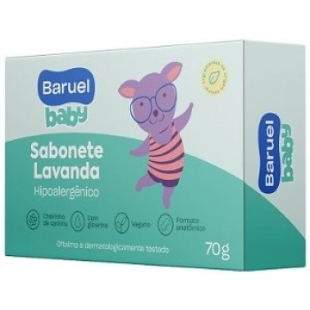 SAB EM BARRA BARUEL BABY 70G LAVANDA