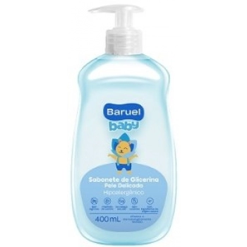 SAB LIQ BARUEL BABY 400ML GLICERINA PELE DELICADA