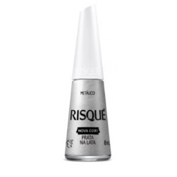 ESM RISQUE METALICO 8ML PRATA NA LATA CX 6.0