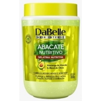 GELATINA CAP NUTRITIVA DABELLE 800G ABACATE NUTRITIVO