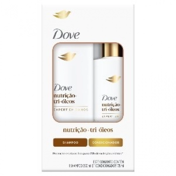 KIT DOVE SH 350ML+COND 175ML NUTRIÇAO+TRI OLEOS