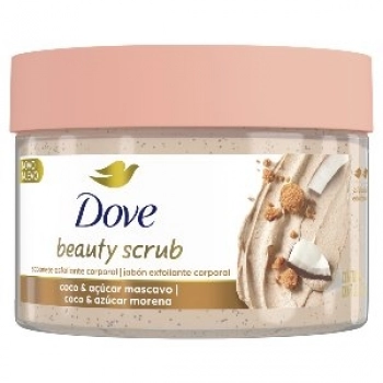 SAB DOVE 280G ESF BEAUTY SCRUB COCO E AÇUCAR MASCAVO