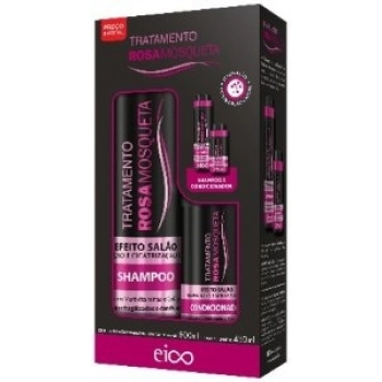 KIT EICO SH 800ML+COND 450ML ROSA MOSQUETA