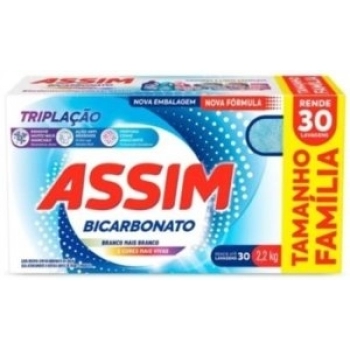 SABÃO EM PO ASSIM 2KG TRIPLACAO BICARBONATO