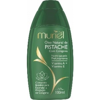 OLEO DE AMENDOAS CORPORAL MURIEL 100ML PISTACHE COM COLAGENO