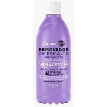 REMOVEDOR DE ESM FARMAX 500ML SEM ACETONA LAVANDA