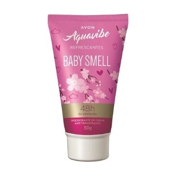 DES EM CREME ANTITRANSP AQUAVIBE AVON 50G BABY SMELL