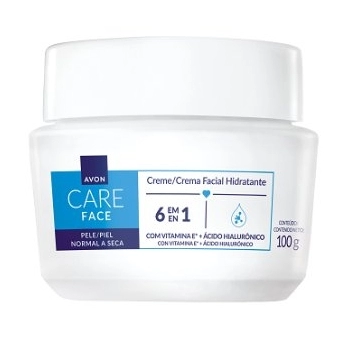 CR HIDRAT FACIAL AVON CARE 100G HIDRATANTE 6 EM 1