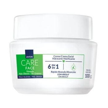CR HIDRAT FACIAL AVON CARE 100G MATIFICANTE 6 EM 1