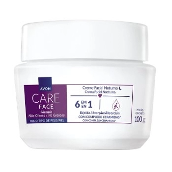 CR HIDRAT FACIAL AVON CARE 100G NOTURNO 6 EM 1