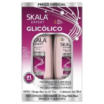KIT SH 325ML + COND 200ML SKALA EXPERT GLICOLICO
