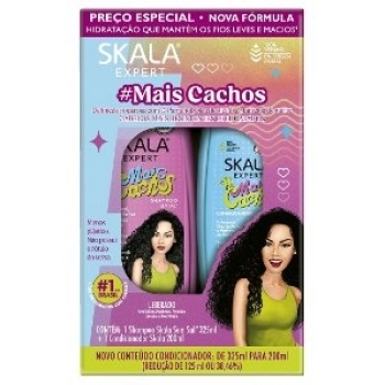 KIT SH 325ML + COND 200ML SKALA EXPERT MAIS CACHOS