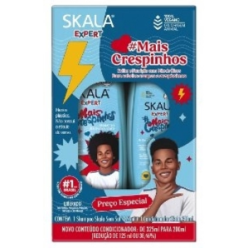 KIT SH 325ML + COND 200ML SKALA EXPERT MAIS CRESPINHOS