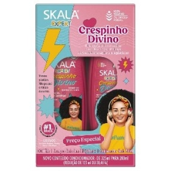 KIT SH 325ML + COND 200ML SKALA EXPERT CRESPINHO DIVINO