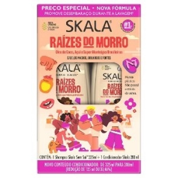 KIT SH 325ML + COND 200ML SKALA RAIZES DO MORRO