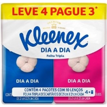 LENCO BOLSO KLEENEX C/10 LV4 PG3 ORIGINAL