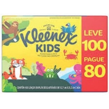 LENCO DE PAPEL KLEENE 100 FOLHAS X KIDS LV100 PG80