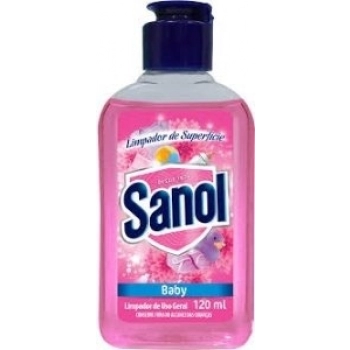 LIMPADOR DE SUPERFICIES SANOL 120ML BABY