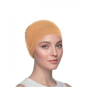 TOUCA NERO SANTA CLARA BEGE