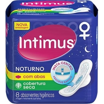 ABS INTIMUS NOTURNO C/8 C/ABAS SECA