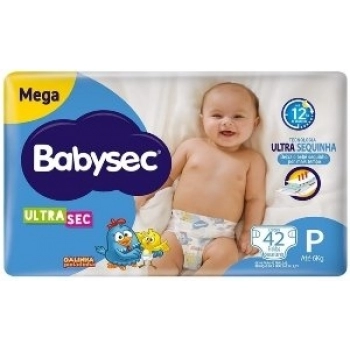 FRALDA BABYSEC ULTRA MEGA TAM P C/42