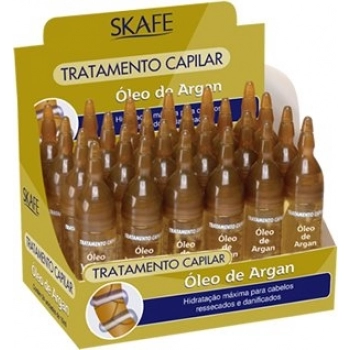 AMPOLA CAP SKAFE 10ML OLEO DE ARGAN CX 24.0