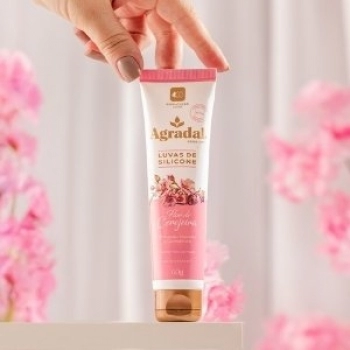 CR P/ MAOS LUVAS DE SILICONE AGRADAL 60G FLOR DE CEREJEIRA