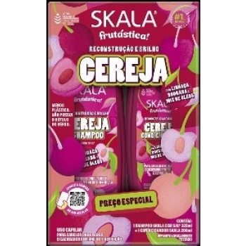 KIT SKALA SH 325ML + COND 200ML FRUTASTICA CEREJA