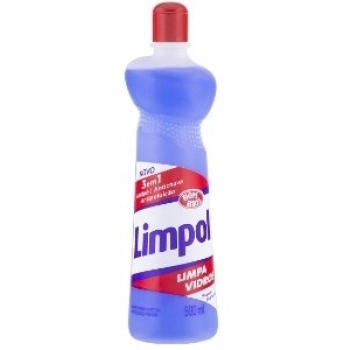 BOMBRIL LIMPADOR VIDROS LIMPOL 12/500ML SQUEEZ