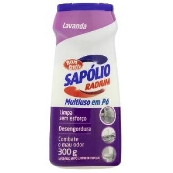 BOMBRIL SAPOLIO EM PO 12/300G LAVANDA