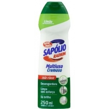 BOMBRIL SAPOLIO CREMOSO 12/250ML LIMÃO