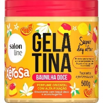 GELATINA S LINE XEROSA 500G BAUNILHA DOCE