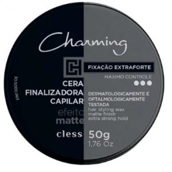 CERA FINALIZADORA CAP CHARMING PRETA 50G MATTE EXTRAFORTE