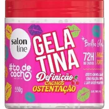 GELATINA S LINE TODECACHO 550G DEFINICAO CACHOS OSTENTACAO