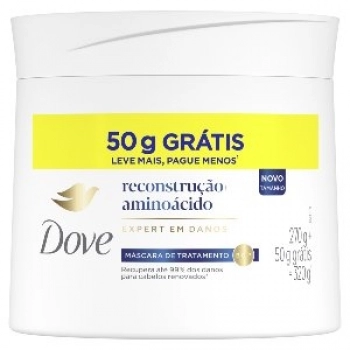 MASC CAP 2 EM 1 DOVE 270G +50G GT RECONST+AMINOACIDO
