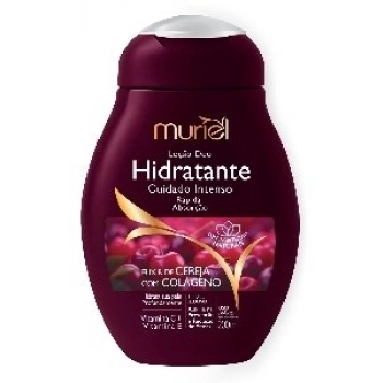 LOCAO HIDR MURIEL 200ML CEREJA COM COLAGENO