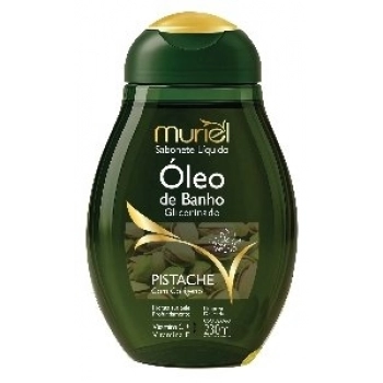 SAB LIQ OLEO DE BANHO MURIEL 230ML PISTACHE COM COLAGENO