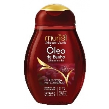 SAB LIQ OLEO DE BANHO MURIEL 230ML CEREJA COM COLAGENO