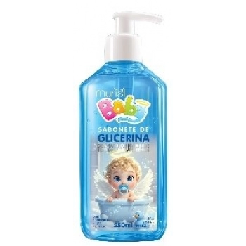 SAB LIQ GLICERINADO MURIEL BABY 250ML AZUL C/ VALVULA