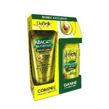 KIT DABELLE SH 100ML+OLEO EM CREME 190ML ABACATE NUTRITIVO