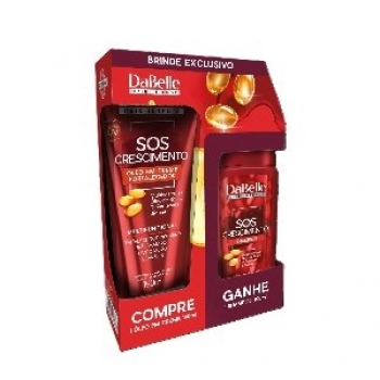 KIT DABELLE SH 100ML+OLEO EM CREME 190ML SOS CRESCIMENTO