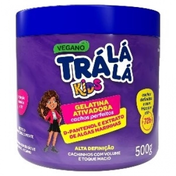 GELATINA CAP ATIVADORA TRA LA LA KIDS 500GR CACHOS PERFEITOS
