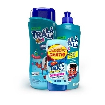KIT TRA LA LA KIDS SH 480ML+CR PENT 300ML+COND 250ML NUTRI
